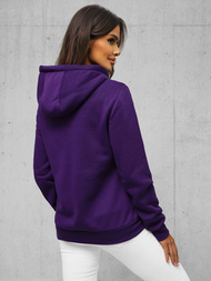 Sieviešu džemperis ar kapuci violeta OZONEE JS/W03Z