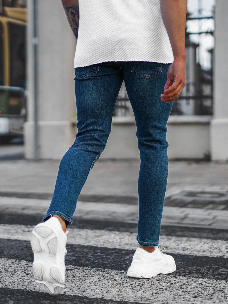 Vīriešu Džinsi Zili OZONEE E/5192/03