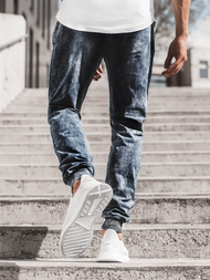 Vīriešu jogger bikses debesu zilas OZONEE JS/KK1027