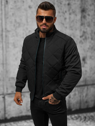 Vīriešu pārejas virsjaka melna OZONEE JS/84M3022/392