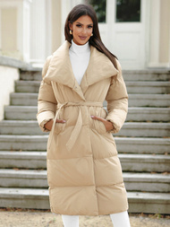 Sieviešu ziemas jaka smilšu OZONEE JS/M737/62Z