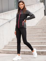 Sieviešu virsjaka melna OZONEE JS/KSW4002Z