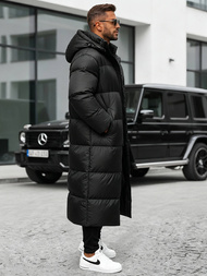 Vīriešu ziemas virsjaka melna OZONEE O/M3202Z