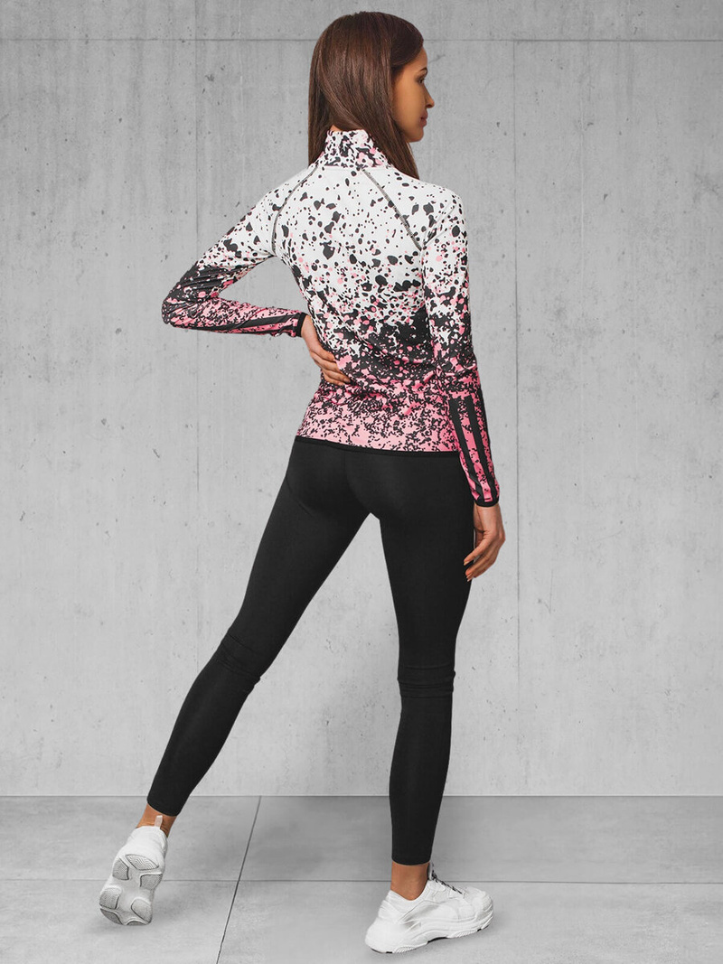 Sieviešu treniņtērps gaiši-sārts OZONEE O/20401Z