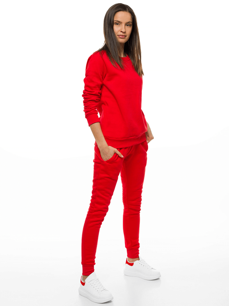 Sieviešu sporta bikses sarkanas OZONEE JS/CK01