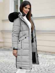 Sieviešu jaka pelēka OZONEE O/W377Z