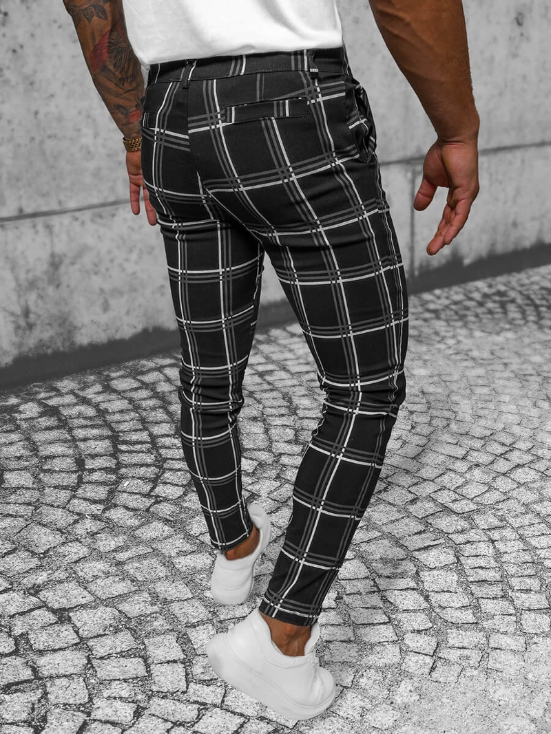 Vīriešu Chino Bikses Melni OZONEE O/P4028