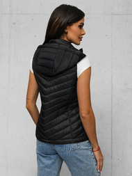 Sieviešu veste melna OZONEE JS/16M9255/392