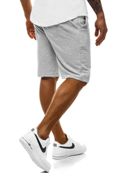 Vīriešu sporta šorti pelēki OZONEE MAD/2923