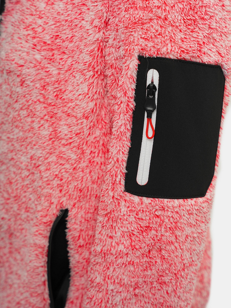 Sieviešu virsjaka sarkana OZONEE JS/KSW7002