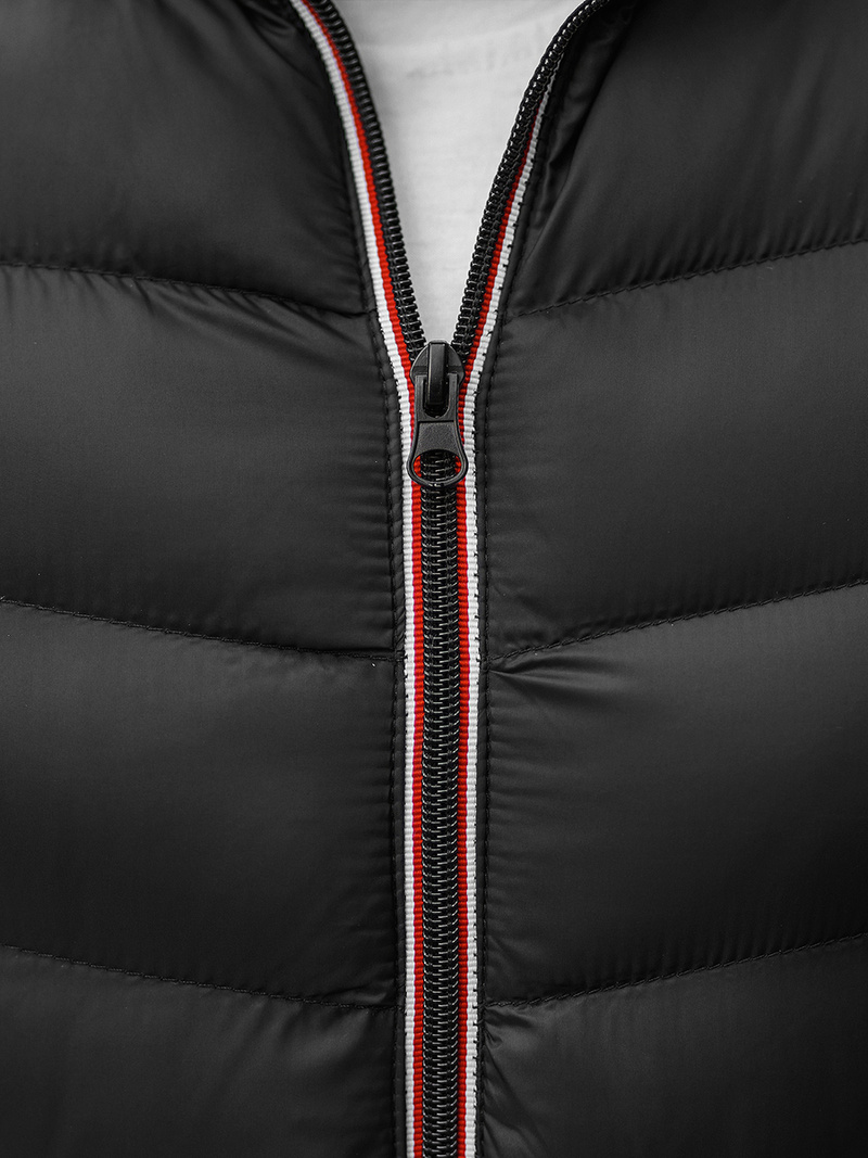 Vīriešu pārejas virsjaka melna OZONEE JS/SM71