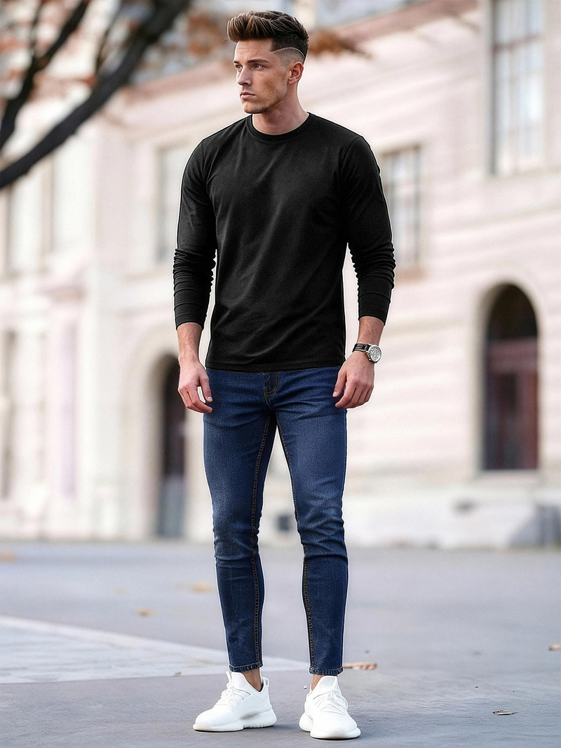 Vīriešu džinsi zili OZONEE O/JK2951Z