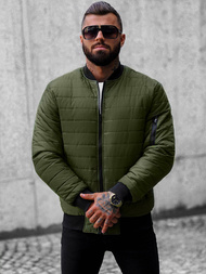 Vīriešu bomber virsjaka zaļa OZONEE JS/MY02Z