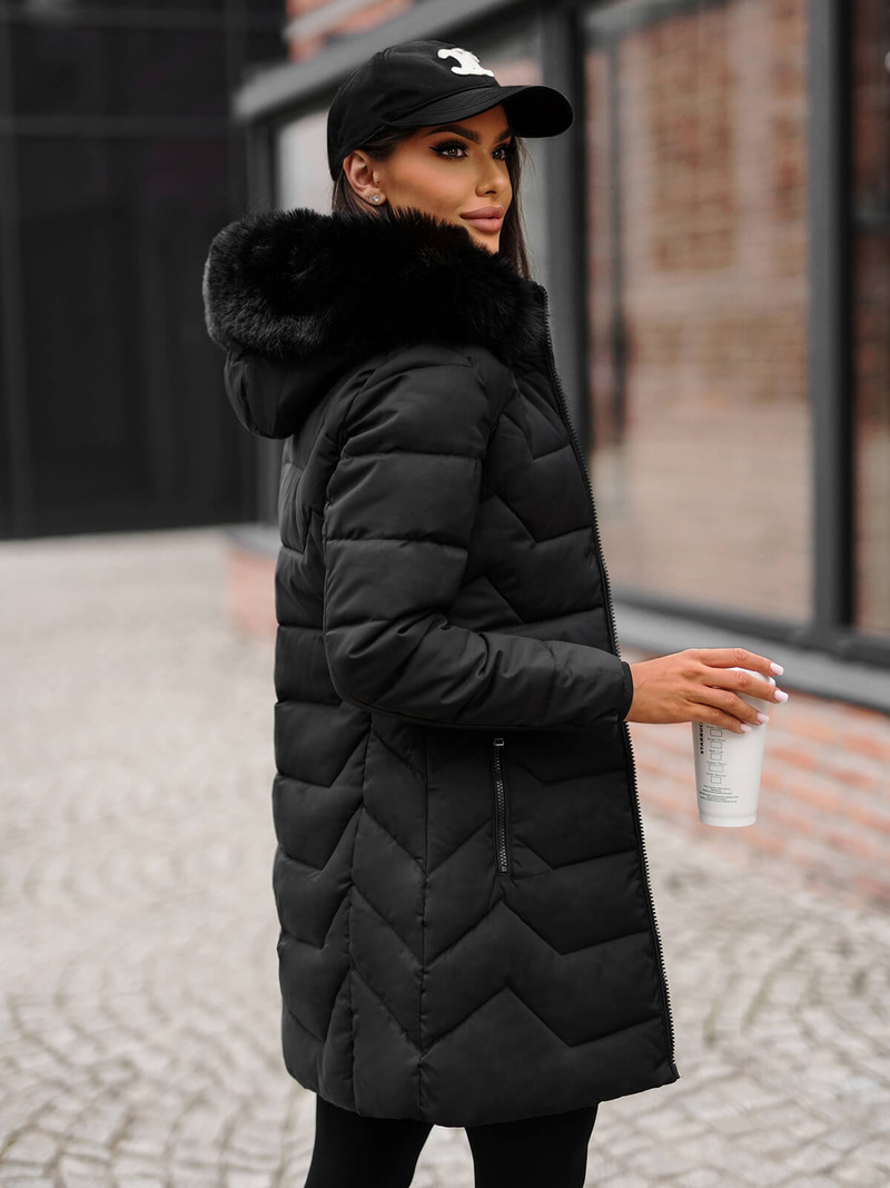 Sieviešu jaka melna OZONEE JS/16M9121/392Z