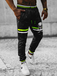 Vīriešu sporta bikses melnas OZONEE JS/K10227Z