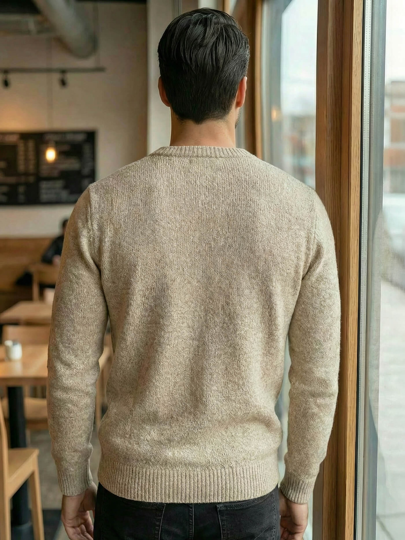 Vīriešu svīteris smilšu OZONEE JS/59B3607/155