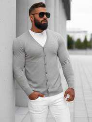 Vīriešu svīteris pelēks OZONEE NB/MM6006/2Z