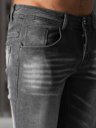 Vīriešu džinsi grafīta OZONEE NB/MP0199GSZ