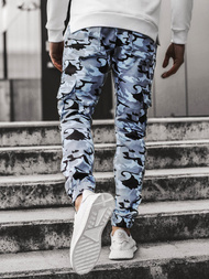 Vīriešu jogger bikses debesu zilas OZONEE A/404