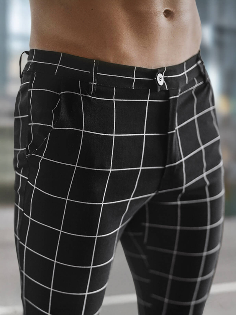 Vīriešu Chino Bikses Melni OZONEE O/P4009Z