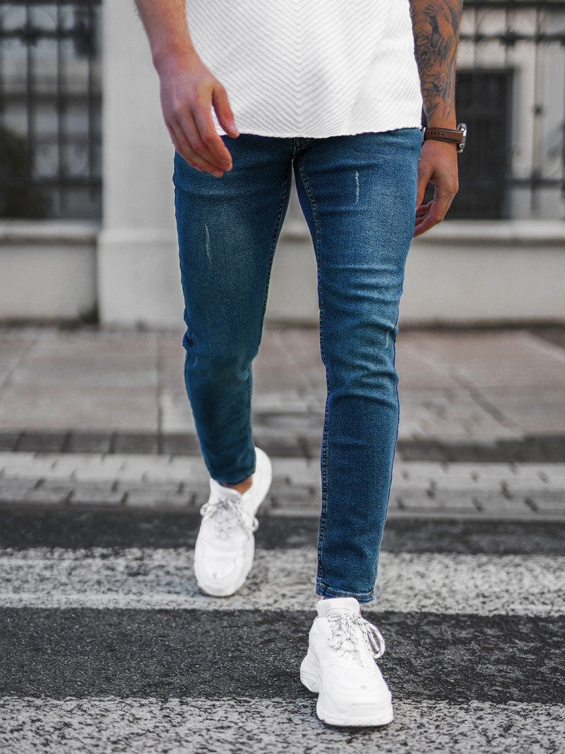 Vīriešu Džinsi Zili OZONEE E/5192/03