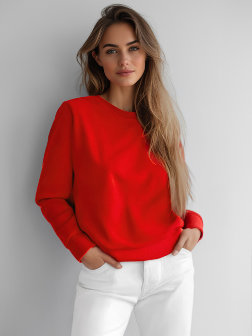 Sieviešu džemperis sarkans OZONEE JS/W01Z