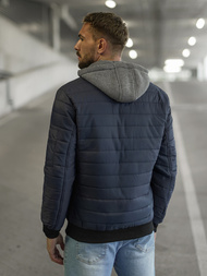 Vīriešu virsjaka tumši zila OZONEE JS/8M985/215Z