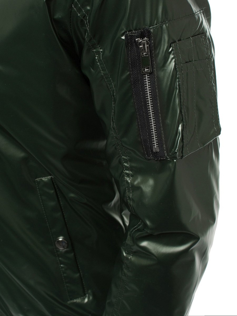 Vīriešu bomber virsjaka zaļa OZONEE N/6147