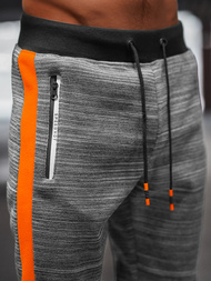 Vīriešu sporta bikses pelēkas OZONEE JS/K60011Z