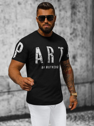 Vīriešu t-krekls melns OZONEE O/1180Z