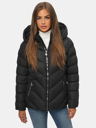 Sieviešu ziemas jaka melna OZONEE JS/M725/392