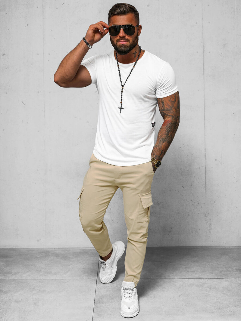 Vīriešu Chino Bikses Smilšu OZONEE O/1404SP