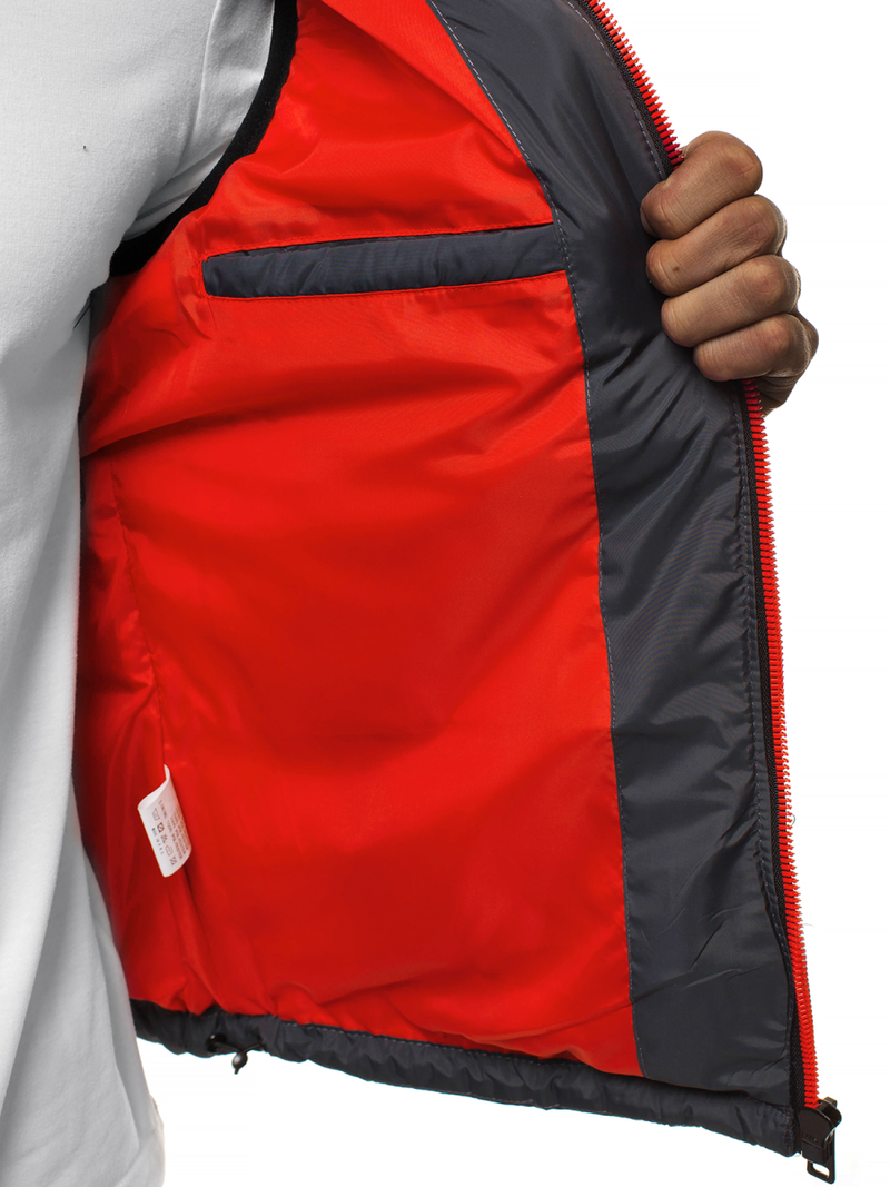 Vīriešu veste grafīta OZONEE N/6102