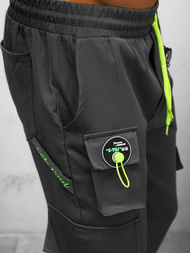  Vīriešu chino jogger bikses grafīta OZONEE O/CP149