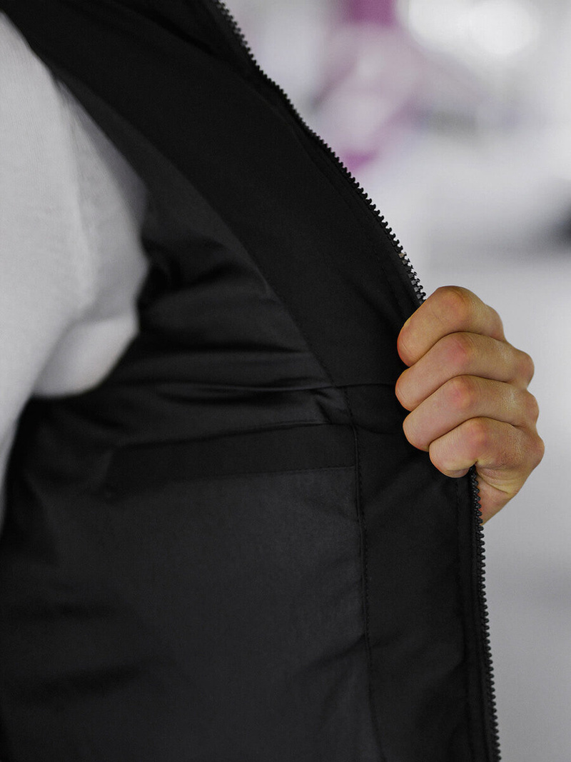 Vīriešu jaka melna OZONEE JS/31M5003Z