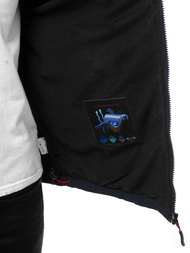 Vīriešu softshell virsjaka tumši zili-sarkana OZONEE GE/12262