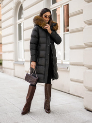 Sieviešu jaka melna OZONEE JS/5M3298/392