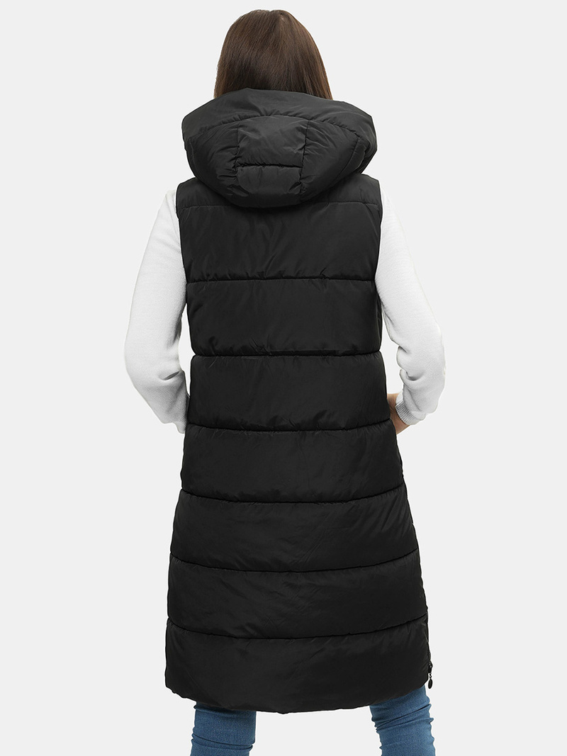 Sieviešu veste melna OZONEE O/H909/1