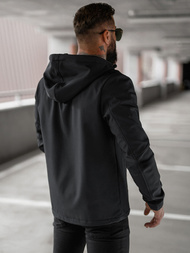 Vīriešu softshell jaka melns OZONEE JS/27B6523/3Z
