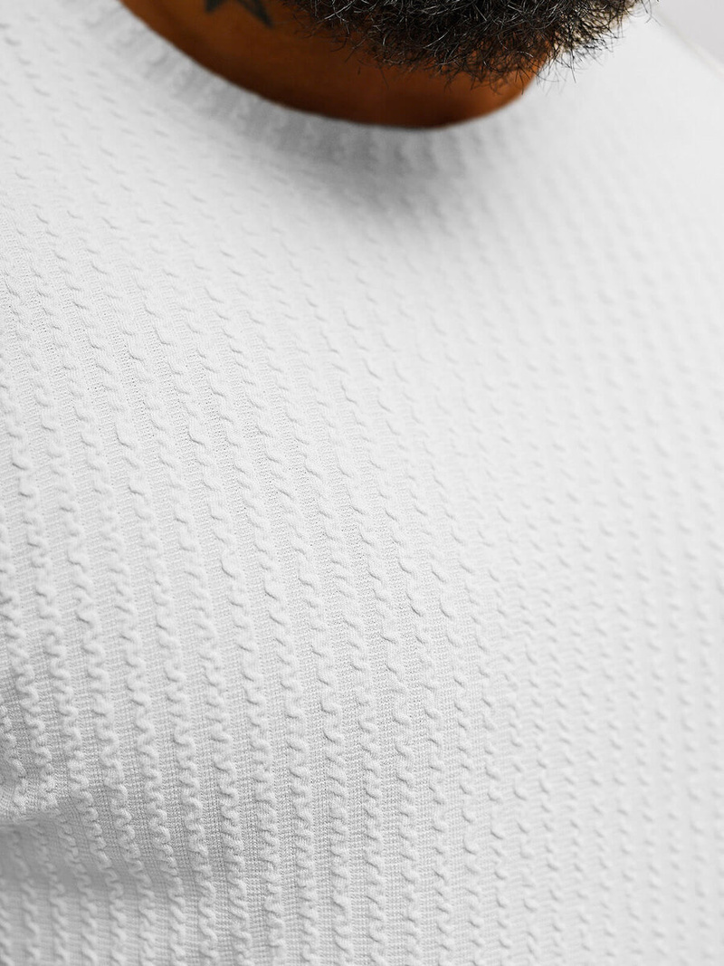 Vīriešu t-krekls balts OZONEE O/7766T