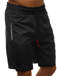 Vīriešu sporta šorti melni OZONEE O/11127