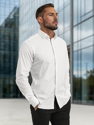 Vīriešu krekls balts OZONEE V/V180