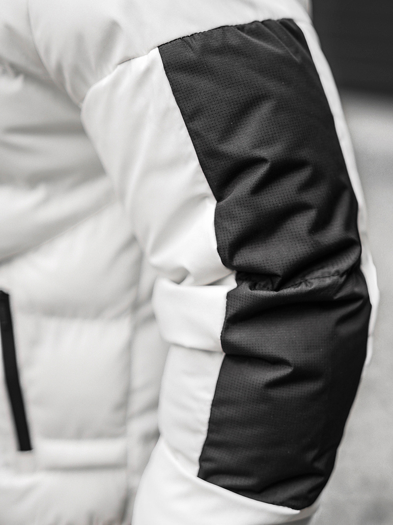 Vīriešu ziemas jaka balta OZONEE O/M798