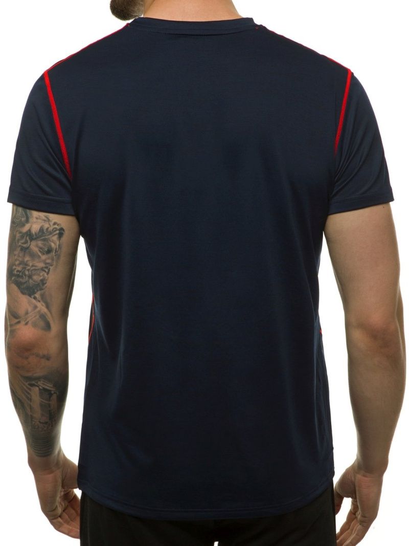 Vīriešu T-krekls tumši zils OZONEE JS/KS2104Z