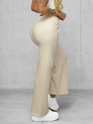 Sieviešu bikses ecru OZONEE JS/92K526/155