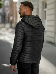 Vīriešu jaka melna OZONEE JS/16M9328/392B