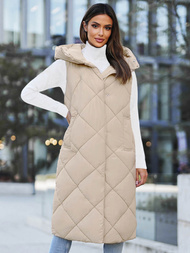 Sieviešu veste smilšu OZONEE JS/5M3165/62