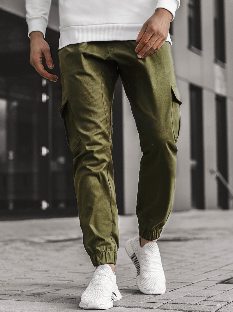 Vīriešu jogger bikses haki OZONEE A/404