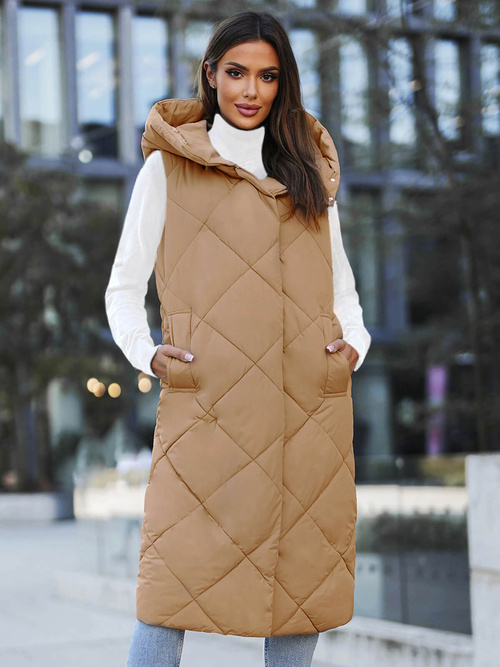 Sieviešu veste camel OZONEE JS/5M3165/84