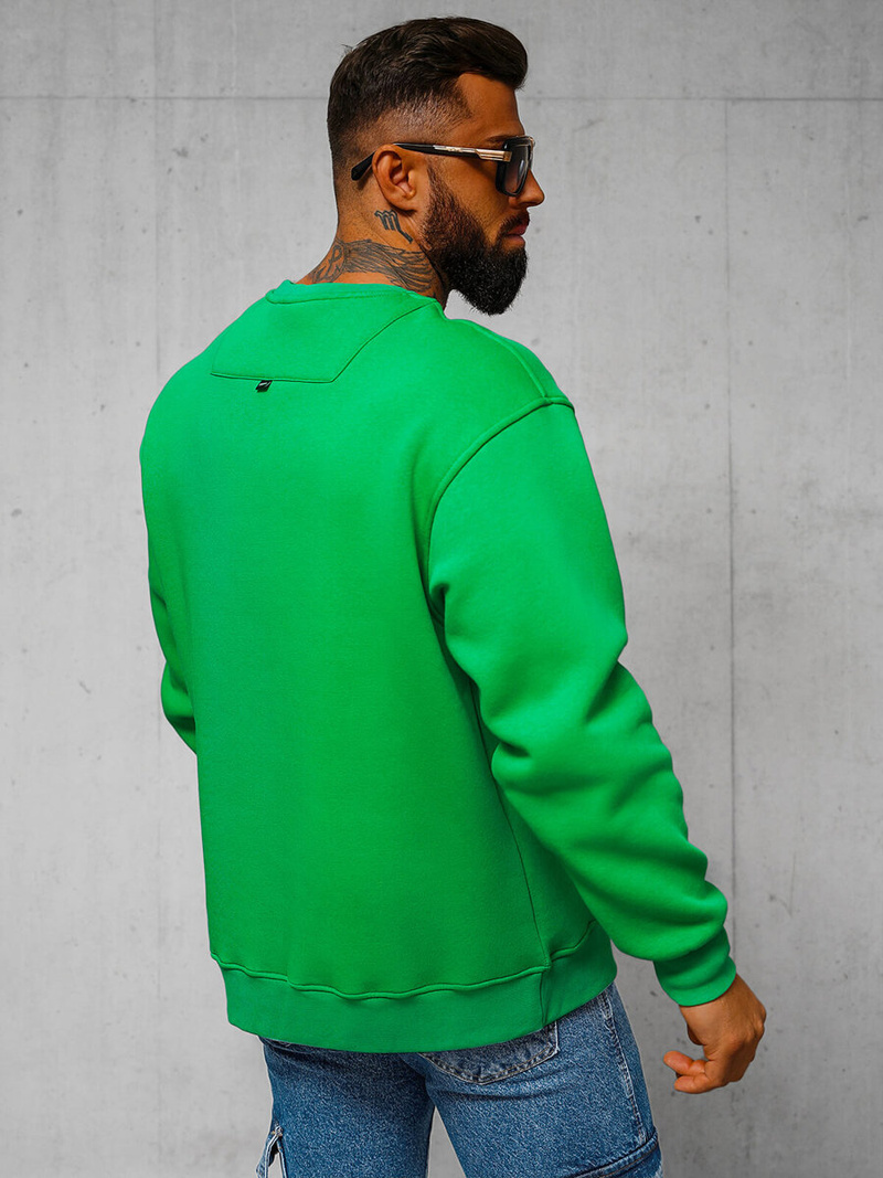 Džemperis zaļa OZONEE O/SWE23055